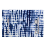 Blue Tie Dye Shibori Print Placemat