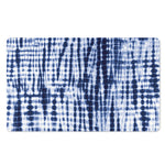 Blue Tie Dye Shibori Print Polyester Doormat