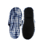 Blue Tie Dye Shibori Print Slippers