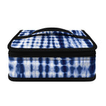 Blue Tie Dye Shibori Print Small Lunch Bag