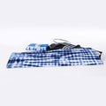 Blue Tie Dye Shibori Print Sports Towel