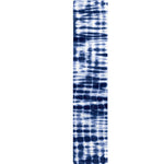 Blue Tie Dye Shibori Print Table Runner
