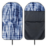 Blue Tie Dye Shibori Print Waterproof Car Seat Cover