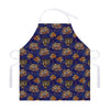 Blue Tiger Tattoo Pattern Print Adjustable Apron