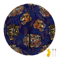 Blue Tiger Tattoo Pattern Print Basketball