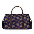 Blue Tiger Tattoo Pattern Print Duffel Bag