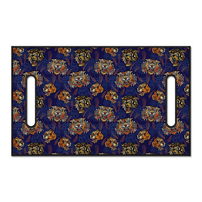 Blue Tiger Tattoo Pattern Print Golf Cart Seat Cover