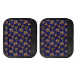 Blue Tiger Tattoo Pattern Print Handle Covers