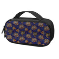 Blue Tiger Tattoo Pattern Print Portable Cooler Travel Case