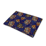 Blue Tiger Tattoo Pattern Print Pet Cooling Mat Cover