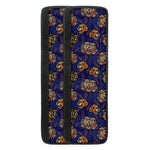 Blue Tiger Tattoo Pattern Print Refrigerator Handle Covers