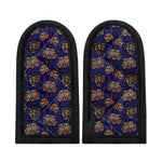 Blue Tiger Tattoo Pattern Print Skillet Handle Cover