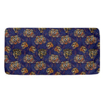 Blue Tiger Tattoo Pattern Print Towel