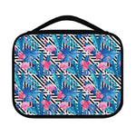 Blue Tropical And Pink Flamingo Print Classic Bible Case