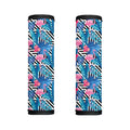 Blue Tropical And Pink Flamingo Print Handle Covers