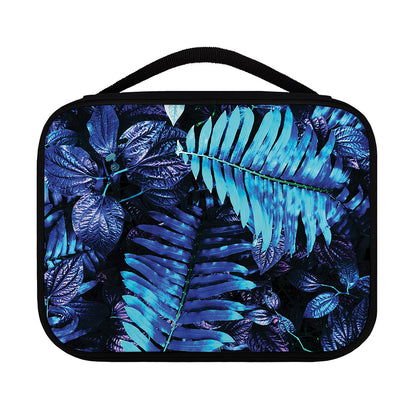 Blue Tropical Leaves Print Classic Bible Case