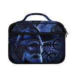 Blue Viking God Odin And Crow Print Briefcase Bible Bag