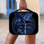 Blue Viking God Odin And Crow Print Classic Bible Case