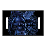 Blue Viking God Odin And Crow Print Golf Cart Seat Cover