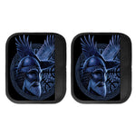 Blue Viking God Odin And Crow Print Handle Covers
