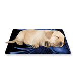 Blue Viking God Odin And Crow Print Pet Cooling Mat Cover