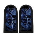 Blue Viking God Odin And Crow Print Skillet Handle Cover