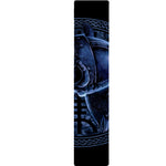 Blue Viking God Odin And Crow Print Table Runner