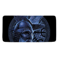 Blue Viking God Odin And Crow Print Towel