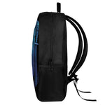 Blue Viking Norse God Odin Print 17 Inch Backpack