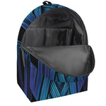 Blue Viking Norse God Odin Print Backpack