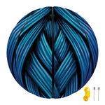 Blue Viking Norse God Odin Print Basketball