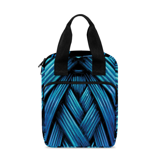 Blue Viking Norse God Odin Print Bible Tote Bag