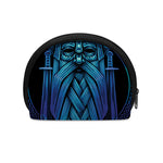 Blue Viking Norse God Odin Print Coin Purse