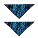Blue Viking Norse God Odin Print Dog Bandana