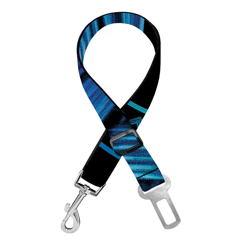 Blue Viking Norse God Odin Print Dog Seat Belt