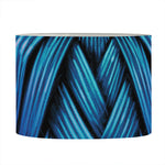 Blue Viking Norse God Odin Print Drum Lamp Shade