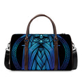 Blue Viking Norse God Odin Print Duffel Bag