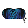 Blue Viking Norse God Odin Print Glasses Case