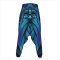 Blue Viking Norse God Odin Print Hammer Pants