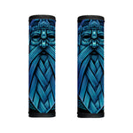 Blue Viking Norse God Odin Print Handle Covers