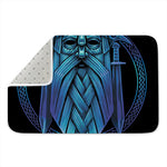 Blue Viking Norse God Odin Print Indoor Door Mat