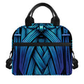 Blue Viking Norse God Odin Print Insulated Lunch Bag