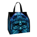 Blue Viking Norse God Odin Print Insulated Lunch Tote