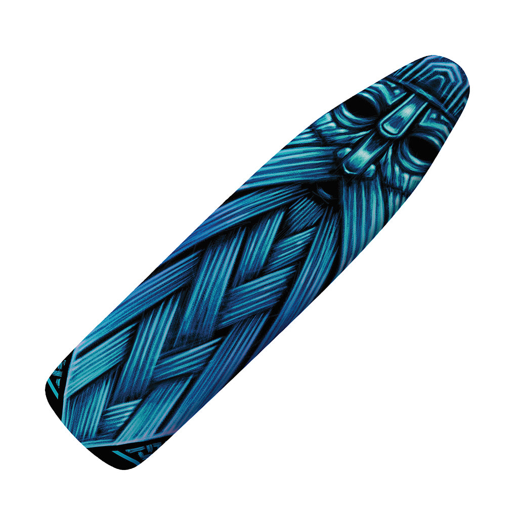 Blue Viking Norse God Odin Print Ironing Board Cover