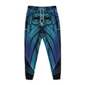 Blue Viking Norse God Odin Print Jogger Pants
