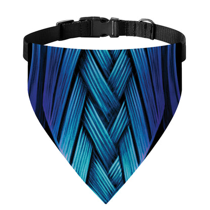 Blue Viking Norse God Odin Print Over The Collar Dog Bandana