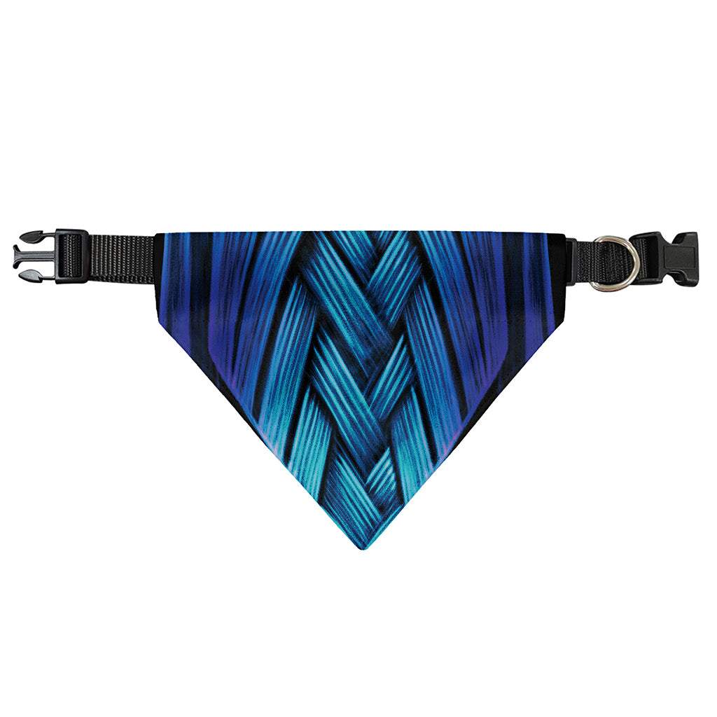 Blue Viking Norse God Odin Print Over The Collar Dog Bandana