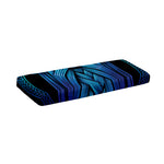 Blue Viking Norse God Odin Print Piano Keyboard Cover