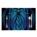 Blue Viking Norse God Odin Print Placemat
