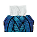 Blue Viking Norse God Odin Print Rectangle Tissue Box Cover